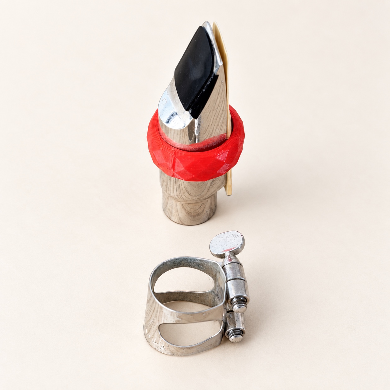 Special silver soprano mouthpiece