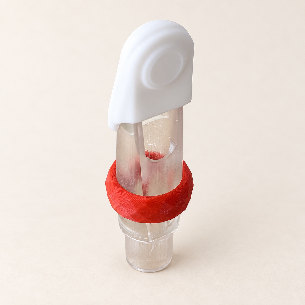 Custom transparent tenor mouthpiece